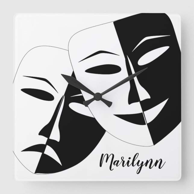 Mask Fyrkantig Klocka (Framsida)
