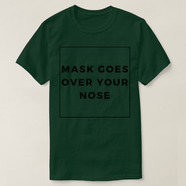 mask går över näsan 15 t shirt (Design framsida)