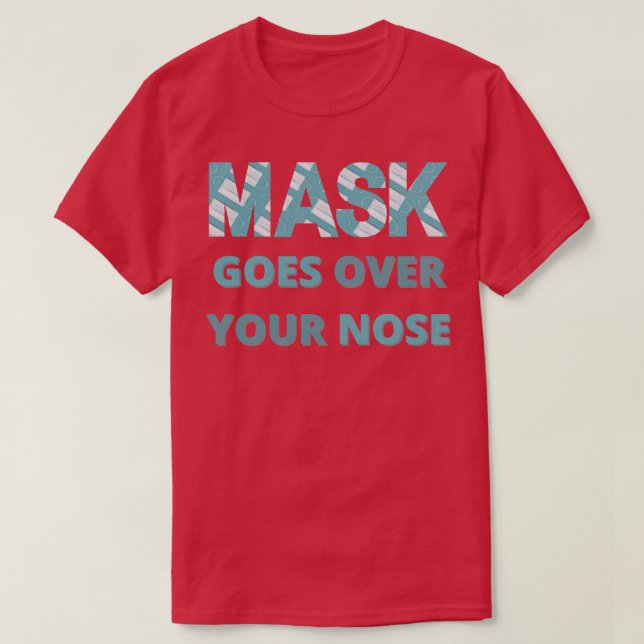 mask går över näsan 17 t shirt (Design framsida)