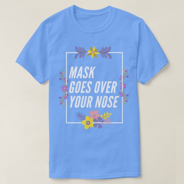 mask går över näsan 19 t shirt (Design framsida)