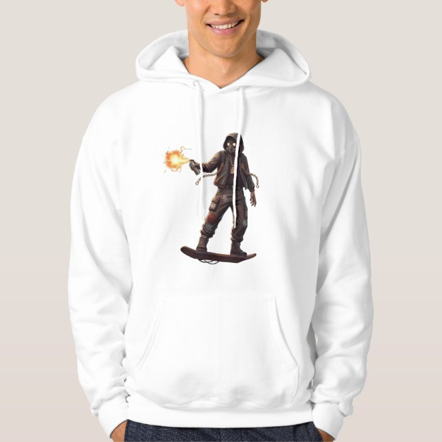 mask gas hero Playera Hoodie (Framsida)