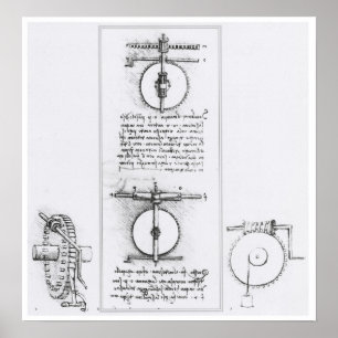 Mask Gear Invention by Leonardo da Vinci Poster