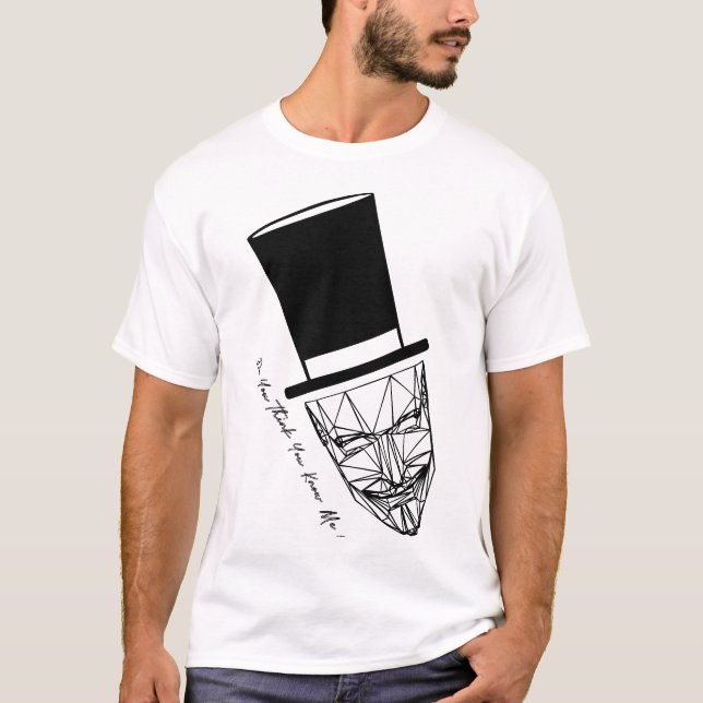 Mask - gör du Tänka! T Shirt (Framsida)