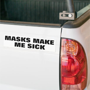 Mask gör mig sjuk bildekal