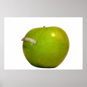 Mask i äpplet poster