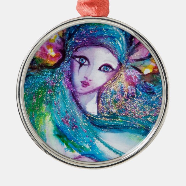 MASK I BLUE JULGRANSPRYDNAD METALL (Framsidan)