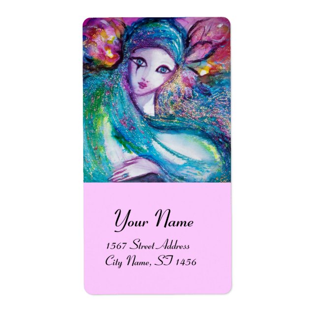 MASK I BLUE,rosa Fraktsedel (Framsidan)