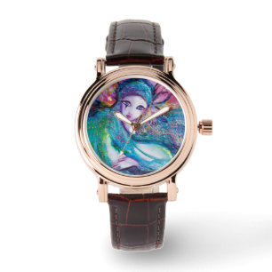 MASK I BLUE Venetian Masquad Armbandsur