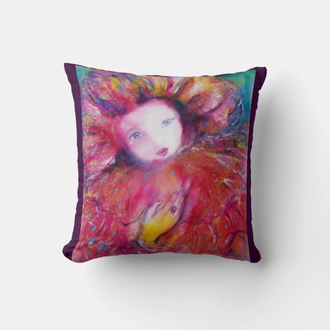 MASK IN RED / Venetian Masquearde Boll Kudde (Framsida)