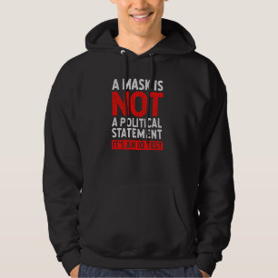 Mask: Inte politisk Påstående Iq Test Funny Mask S Hoodie