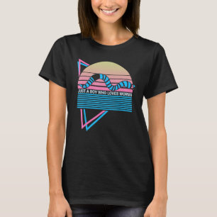 Mask-jordbrukets Vermiculture Mask Farmer Boy WHO T Shirt