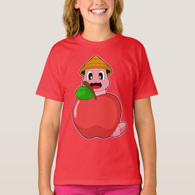 Mask lantbrukare Apple T Shirt (Framsida)