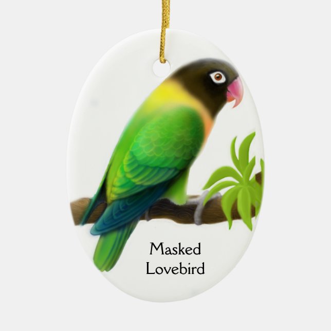 Mask Love Bird Ornament (Framsidan)