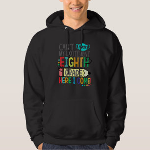 Mask min excitation Åttonde Klass här i Kom Hoodie
