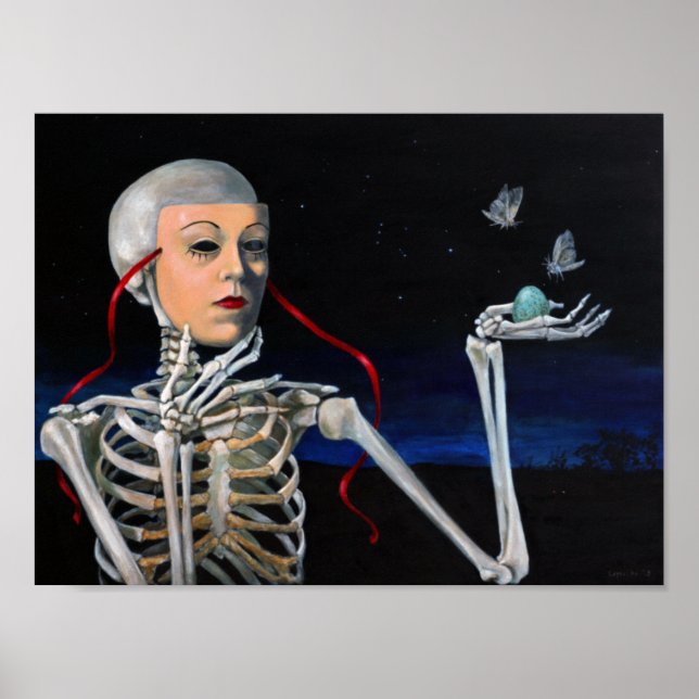 "Mask of Life" av Christiane Cegavske Poster (Framsidan)