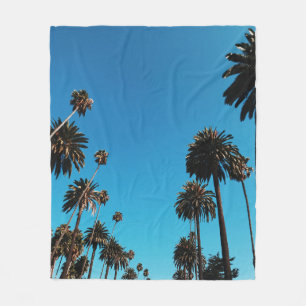 Mask öga vy över träd fleecefilt