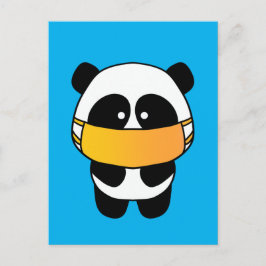 Mask Panda Vykort