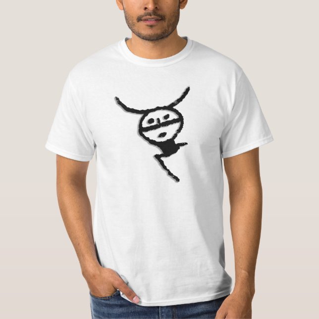 Mask Petroglyph Tee Shirt (Framsida)