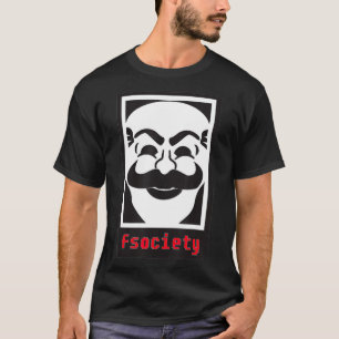 Mask Robot Control är en Illusion E Corp Ha T Shirt