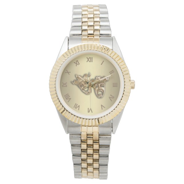 Mask Romerska siffror Armbandsur (Framsida)