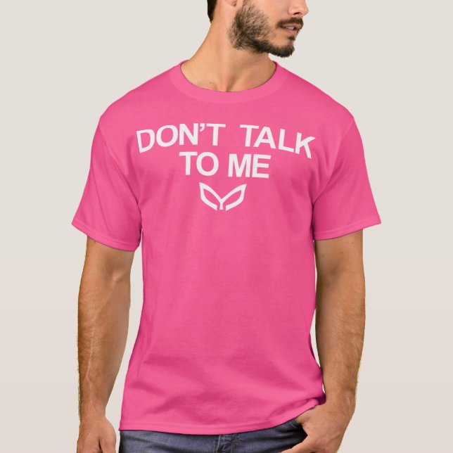 Mask Singer Merch Mask Singer pratar inte med T Shirt (Framsida)