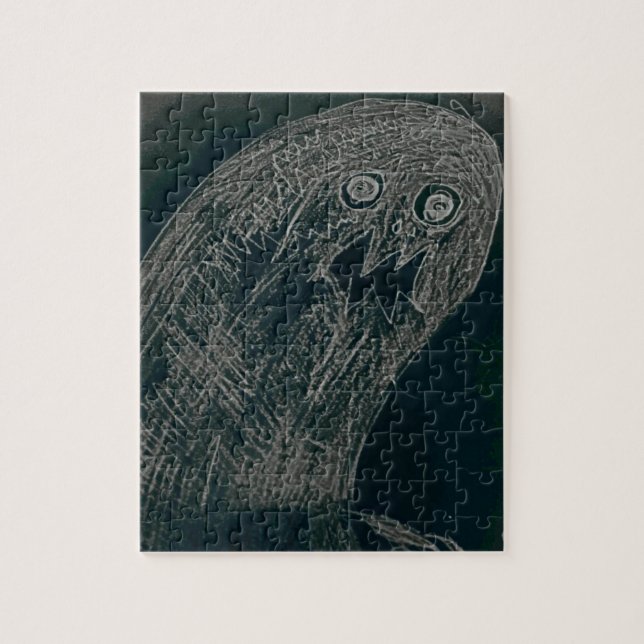 mask teckning och din själ växer mörk pussel (Vertikal)