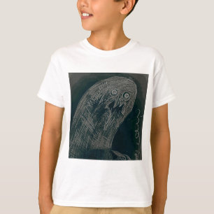 mask teckning och din själ växer mörk t-shirt