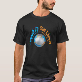Mask up Spara Lives under Ansikte Mask Public Heal T Shirt