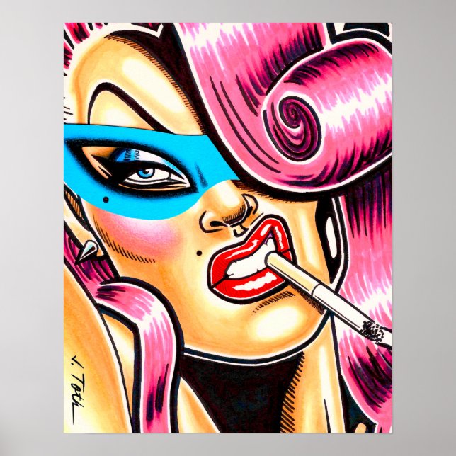 Mask Vixen Poster (Framsidan)