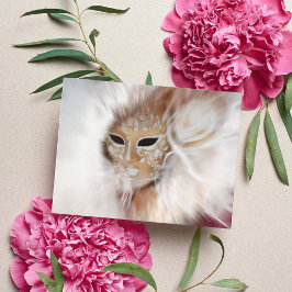 Mask-vykort för möbler av mystiskt venetiskt urspr vykort