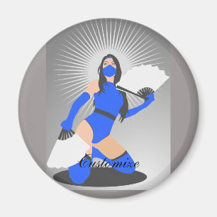 Mask Warrior Princess Thunder_Cove Magnet