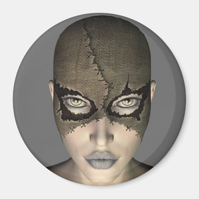 Mask Woman Magnet (Framsidan)