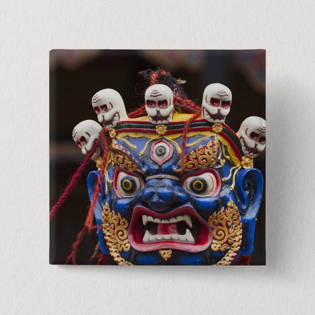 Maskdansresultat vid Tshechu-festival 2 Knapp (Framsida)