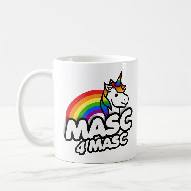 Maske 4 maske kaffemugg (Vänster)