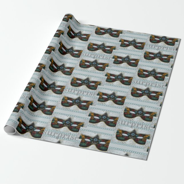 Maske Presentpapper (Utrullad)