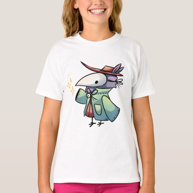 Masked bird  t shirt (Framsida)