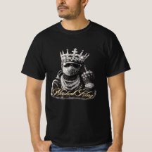 Masked King Streetwear Grafisk T-Shirt