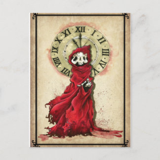 Masken av den röda döden, Edgar Allan Poe Vykort