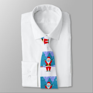 masken god jul ansikte jultomten slips
