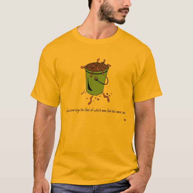 Masken undertecknar T-tröja Tee (Framsida)