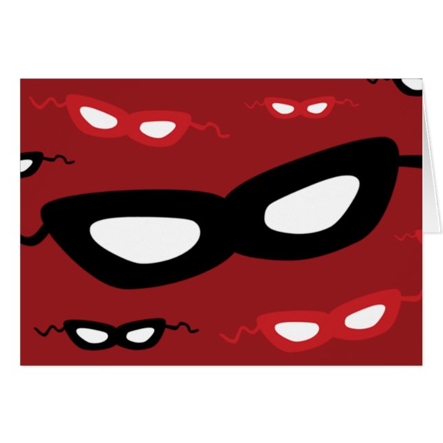 Masker Hälsningskort (Framsidan Horizontal)