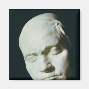 Maskera av Beethoven, taget från liv på åldern  Magnet