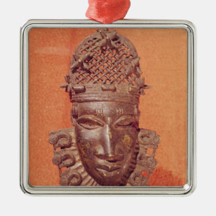 Maskera Benin Julgransprydnad Metall