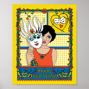 Maskera funktioner_B_8x10 Poster