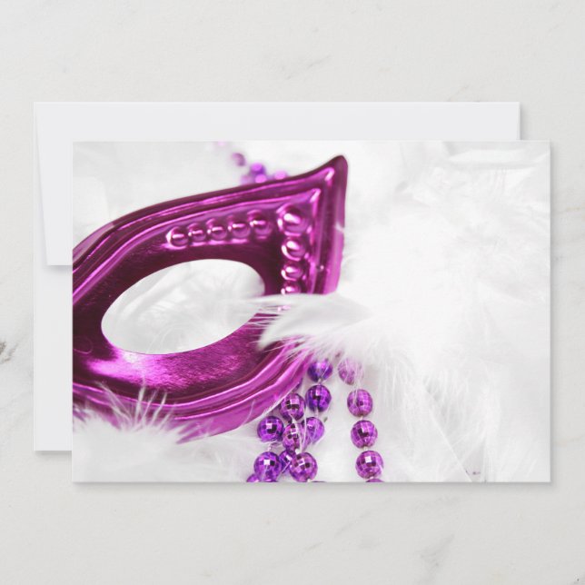 Maskera inbjudan (Framsida)