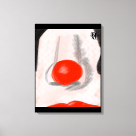 Maskerad #Abstrakt #cirkus #clown #hyckleri Canvastryck