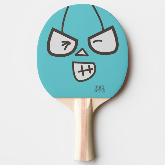 Maskerad bläckfisk - hej pingisracket (Framsidan)