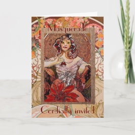 Maskerad en inbjudan lämplig för alla tillfällen