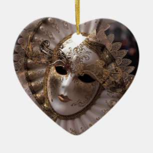 Maskerad Julgransprydnad Keramik
