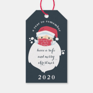 Maskerad jultomte 2020 presentetikett